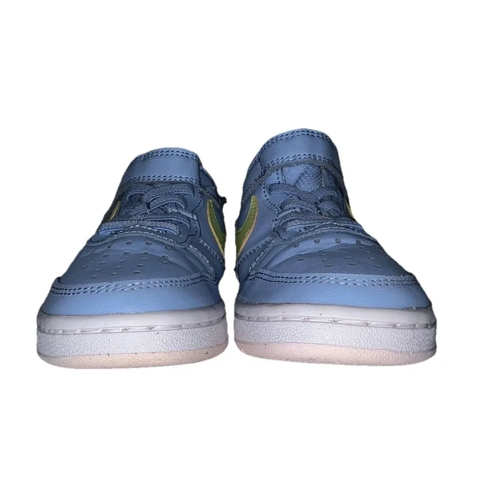 (339/8)Nike Court Borough Low Cobalt Bliss Lemon Twist Size 12 C